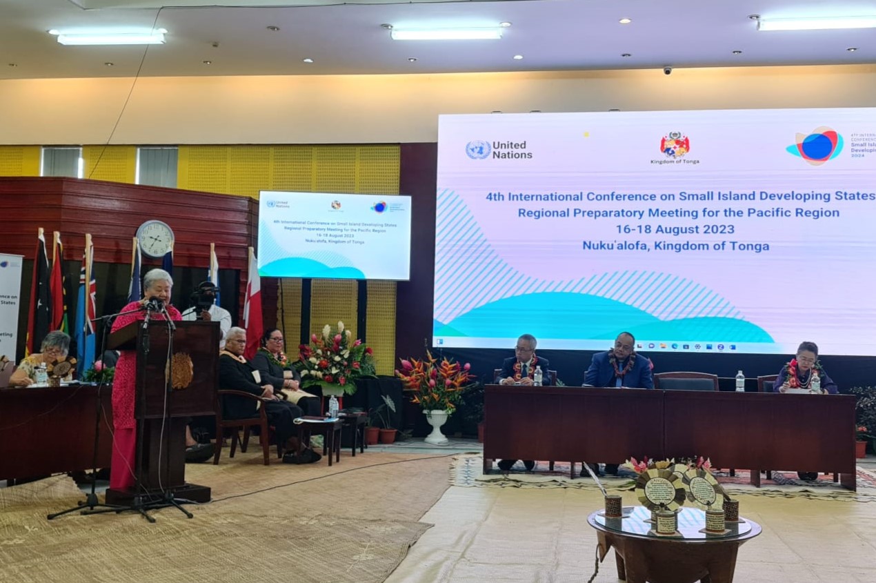 Pacific Regional Preparatory Meeting for the Fourth International SIDS Conference: Statement by Chair of AOSIS, Peseta Noumea Simi